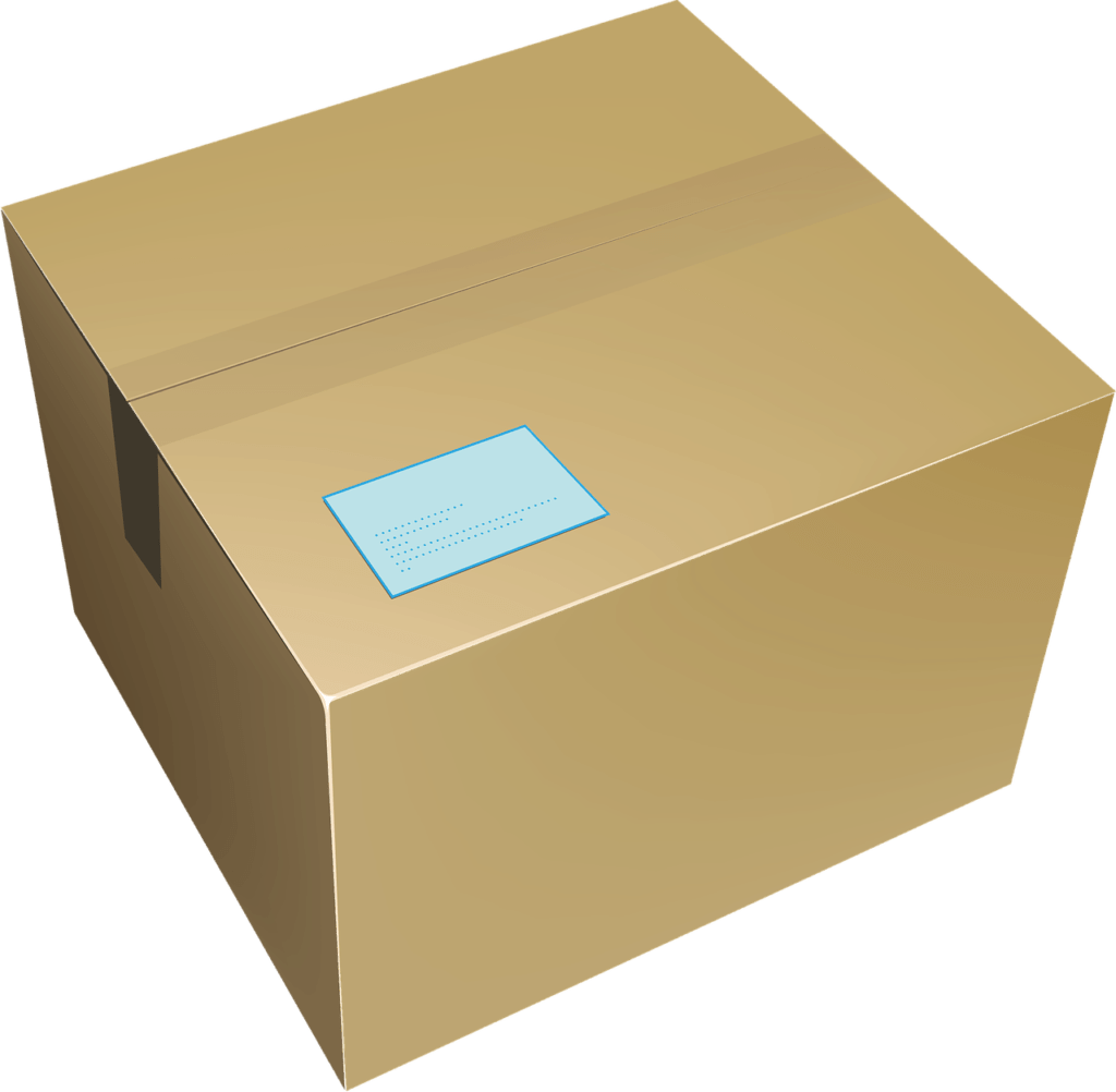 brown box