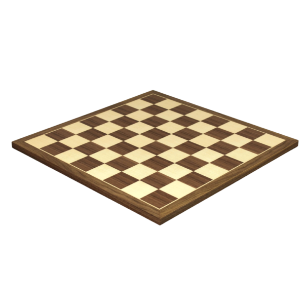 Walnut Chess Set 16 Inch with Weighted Ebonised German Staunton Chess Pieces 3 Inch - Image 2
