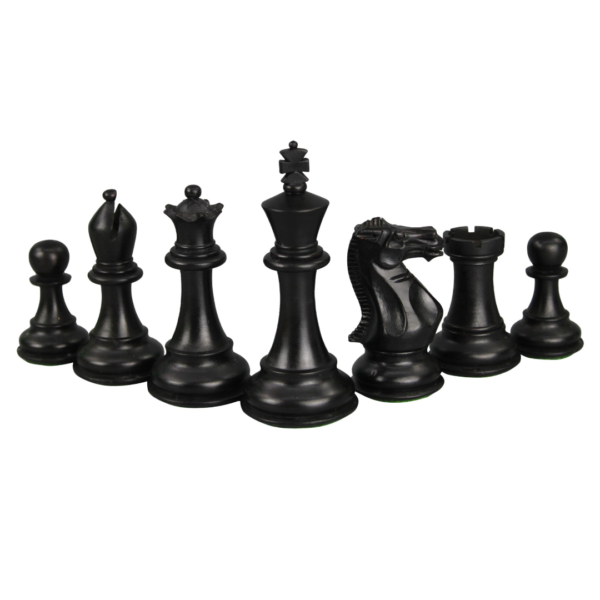 Macassar Chess Set 20 Inch with Weighted Ebonised Professional Staunton Morphy Chess Pieces 3.75 Inch - Image 7