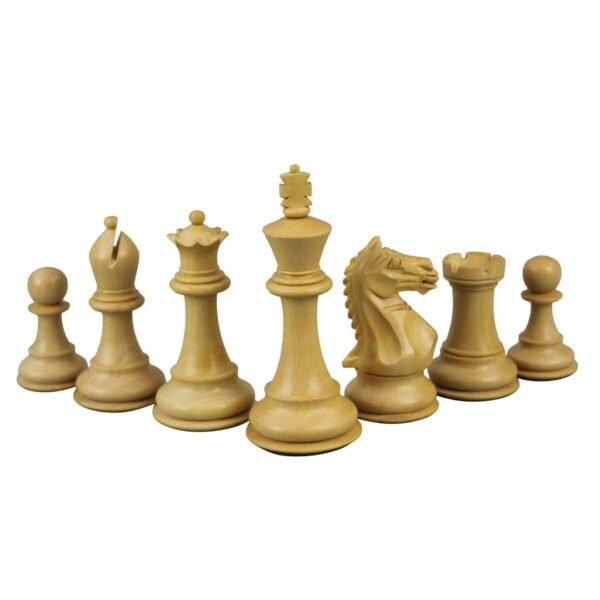 Tiger Ebony Chess Set 20 Inch with Weighted Sheesham Staunton Fierce Knight (Queens Gambit) Pieces 3.75 Inch - Image 6