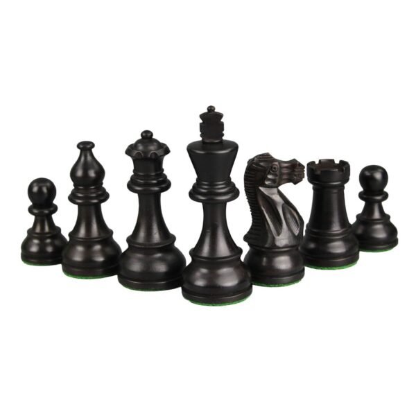 Tiger Ebony Chess Set 20 Inch with Weighted Ebonised Classic Staunton Chess Pieces 3.75 Inch - Image 7