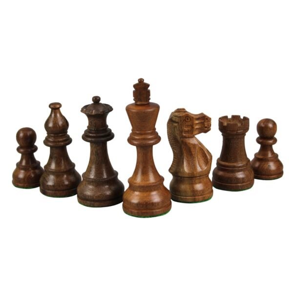 Macassar Chess Set 20 Inch with Weighted Sheesham Classic Staunton Chess Pieces 3.75 Inch - Image 7