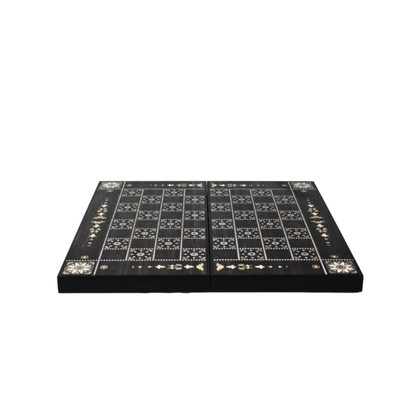 Wooden Pearl Design Backgammon Set 19 Inch - Image 3