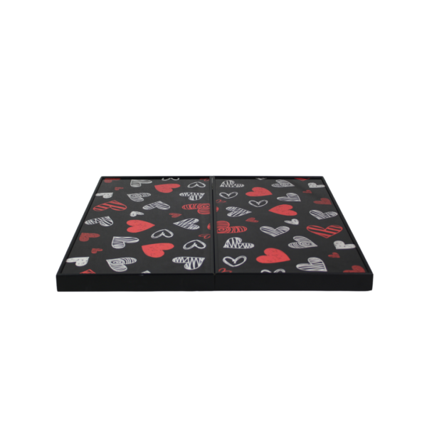 Wooden Romantic Design Backgammon Set 19 Inch - Image 2