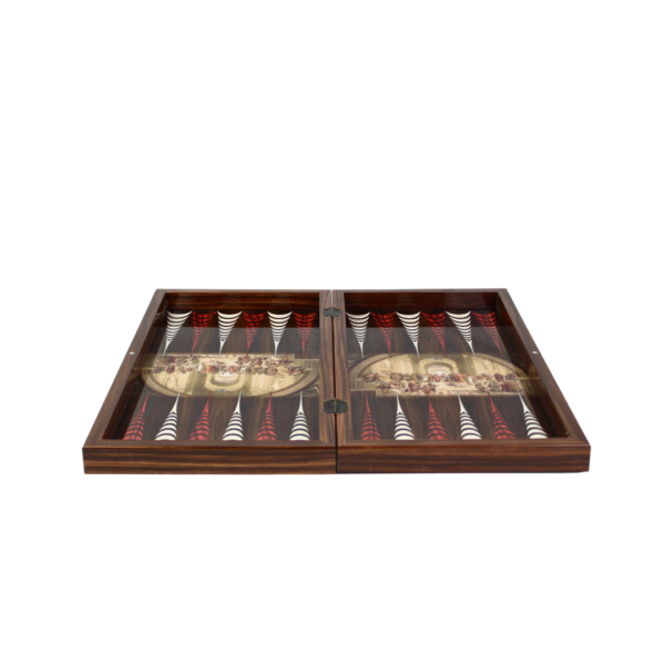 Wooden Athens Design Backgammon Set 19 Inch - Image 4