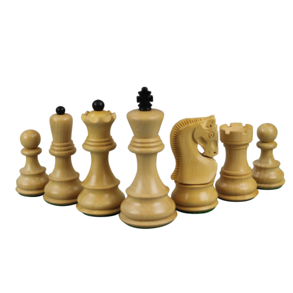 Palisander Chess Set 20 Inch and Weighted Ebonised Zagreb Staunton Chess Pieces 3.75 Inch - Image 6