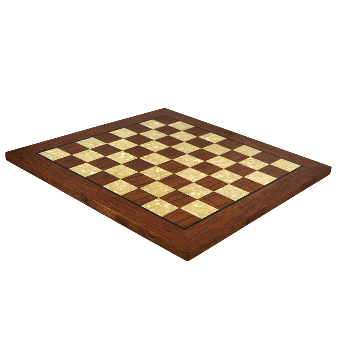 Rosewood Chess Set 20 Inch With Helena Mother of Pearl Flat Board And Weighted Sheesham King Bridal Staunton Chess Pieces 3.75 Inch - Image 3