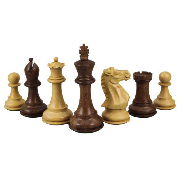 Rosewood Chess Set 20 Inch With Helena Flat Chess Board and Weighted Sheesham Morphy Series Staunton Chess Pieces 3.75 Inch - Image 6