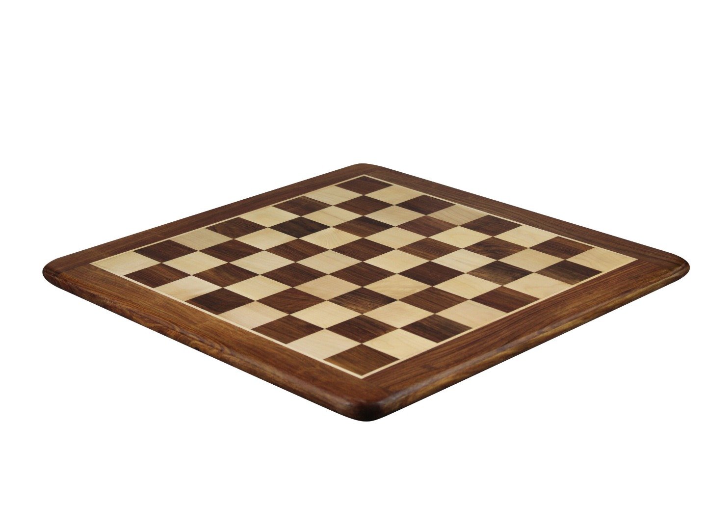 Sheesham Chess Set With Sheesham Flat Chess Board 20 Inch With Ebonised Fierce Knight Chess Pieces 3.75 Inch - Image 5