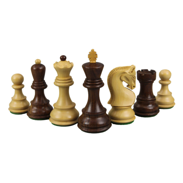 Rosewood Chess Set 20 Inch Helena Flat Chess Board and Weighted Sheesham Zagreb Staunton Chess Pieces 3.75 Inch - Image 6