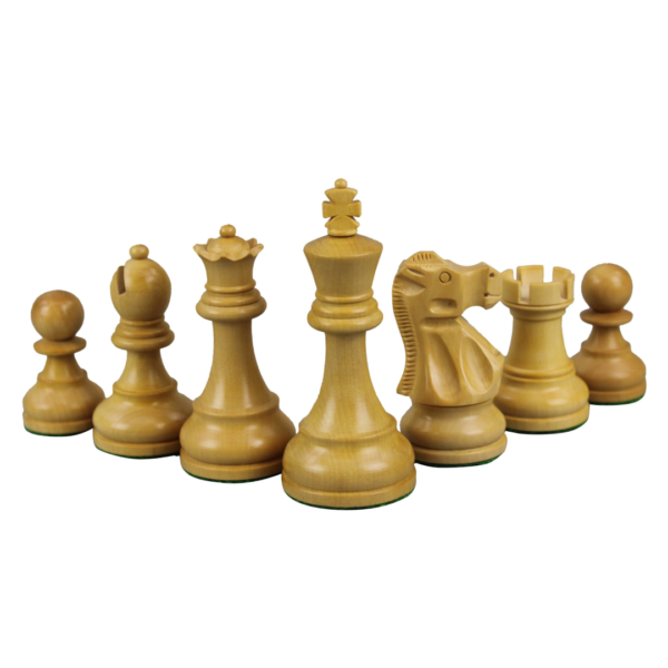 Mahogany Chess Set 21 Inch With Mahogany Chess Board and Weighted Sheesham Staunton Reykjavik Chess Pieces 3.75 Inch - Image 6