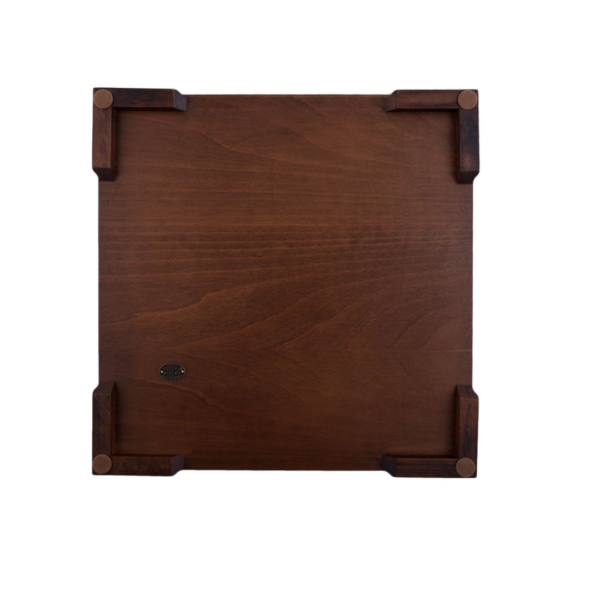 Wooden Chess Set 20 Inch with Helena Chess Board and Weighted Ebonised German Staunton Chess Pieces 3.75 Inch - Image 4