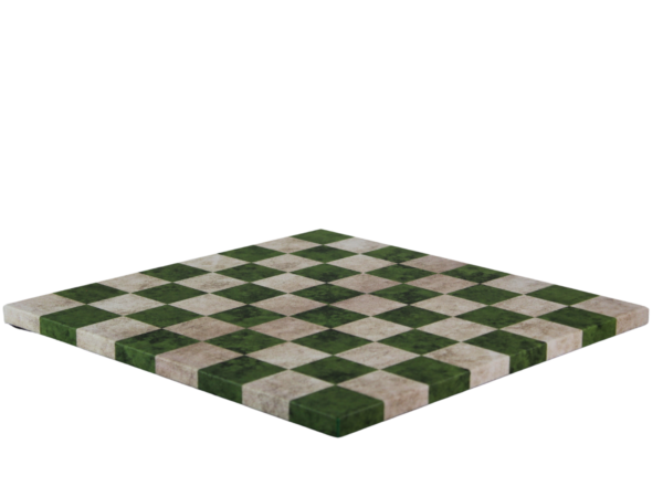 Green Leatherette Personalised Metal Chess Set with Drawstring Bag 14 Inch - Image 13