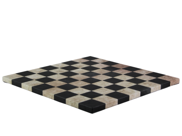 Black Leatherette Personalised Metal Chess Set with Drawstring Bag 14 Inch - Image 13