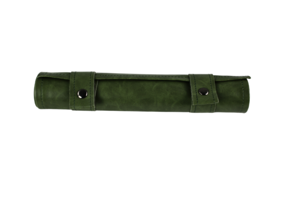 Green Travel Roll Up Chess Set 13 Inch - Image 3