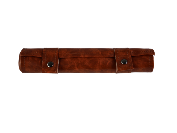 Brown Travel Roll Up Chess Set 13 Inch - Image 6