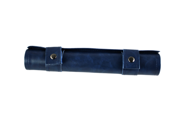 Blue Travel Roll Up Chess Set 13 Inch - Image 4
