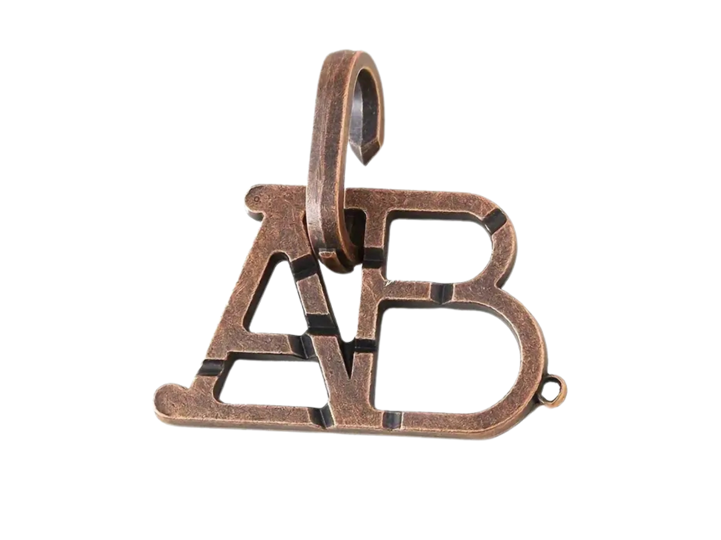 Metal ABC Lock Magic Brain Teaser Puzzle