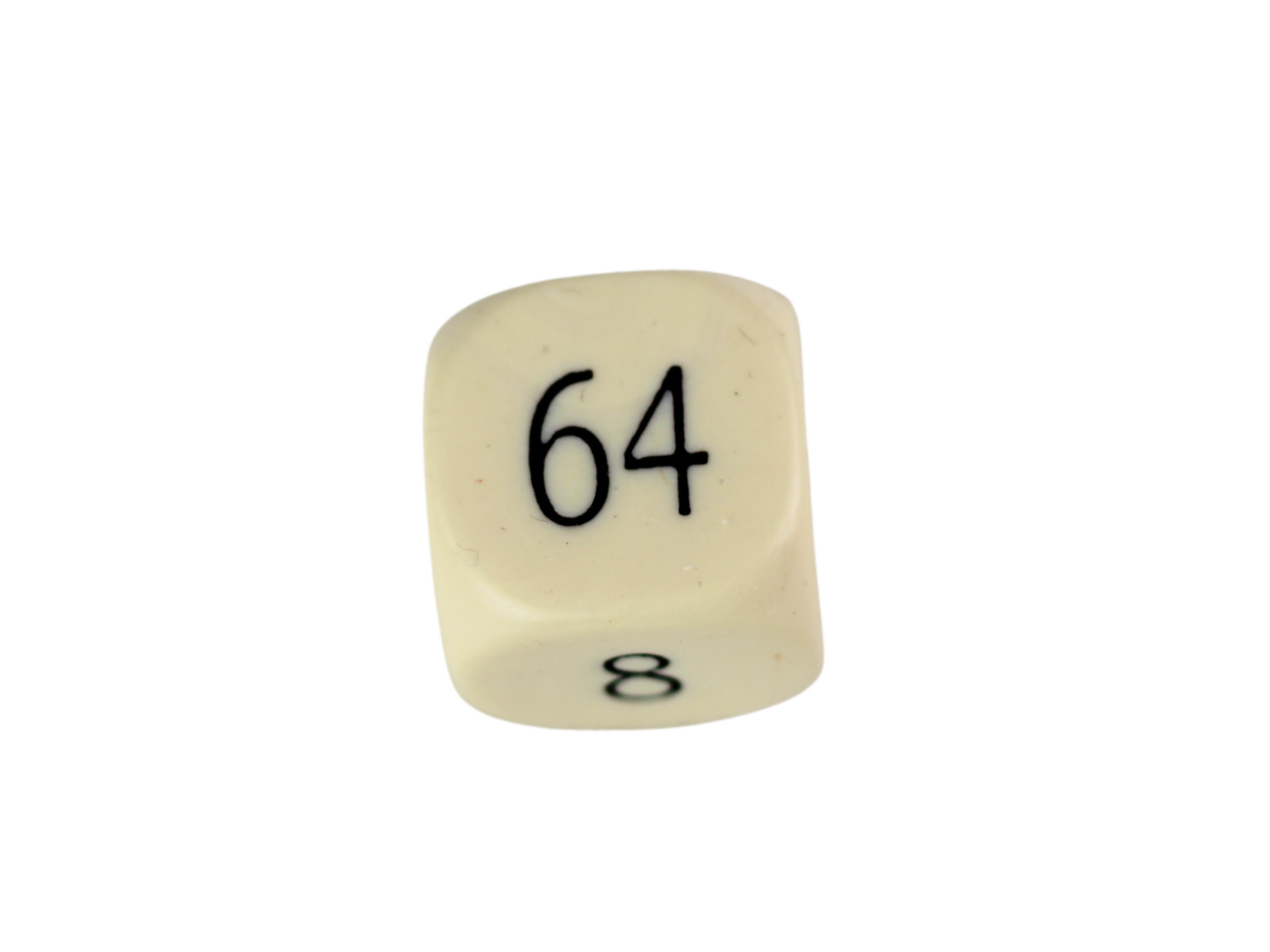 Replacement Backgammon Dice Set & Dice cups- Cream Doubling Cube - White & Black Dices - Image 2