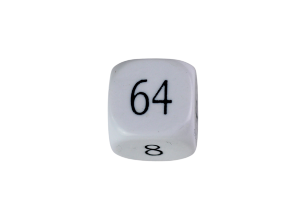 Replacement Backgammon Dice Set - White Doubling Cube - Red & Blue Dices - Image 2