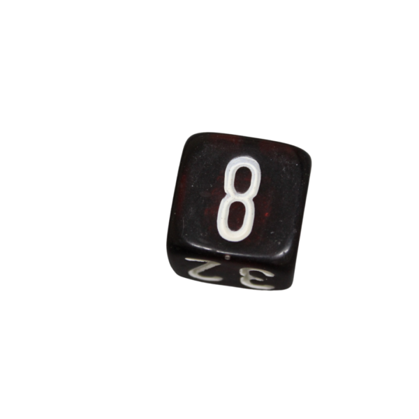 Large Deep Maroon 22 mm Backgammon Doubling Cube Replacement Dice